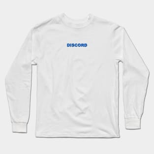 Discord Slime (blue) Long Sleeve T-Shirt